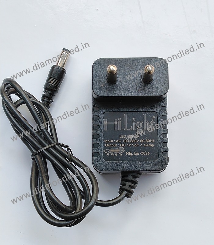 12V 1.5AMP Adapter - Diamond Electronics