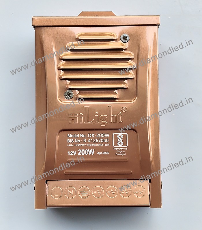 12V 200W 16AMP Rainproof Power Supply - Diamond Electronics