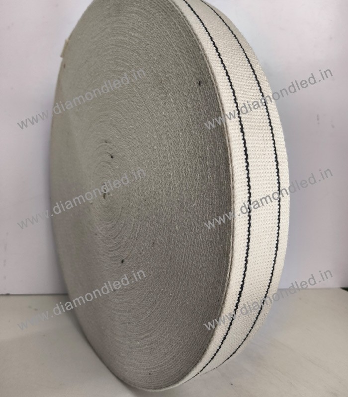 1.5 Inch basket Newar Cotton Belt Dubal Line Black - Diamond Electronics